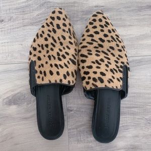 Jenni Kayne Cheetah Pony Hair Mule